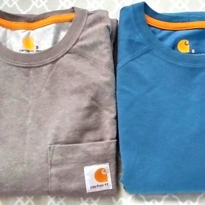 🌌Lot of 2 Mens Small Carhartt Force t-shirts 🌌